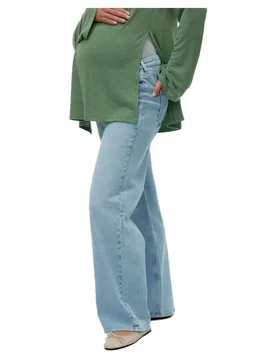 Jean Tessa Wide Leg Fit Ra339 Maternity Light Blue Denim 28 - Vero moda - FashionsVida