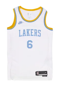 Canotta Basket Uomo Nba 22 Dri-fit Swingman Jersey Hardwood Classics No 6 Lebron James Loslak White - NIKE NBA - FashionsVida