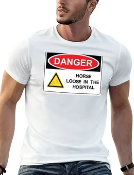 A Horse Loose In The Hospital T-Shirt man graphic t shirt g man t shirts for men t shirt man casual T-shirt - Aliexpress - FashionsVida