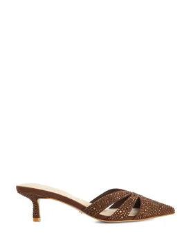 Slip On Stiletto Heel Mules Brown female - Dune london - FashionsVida