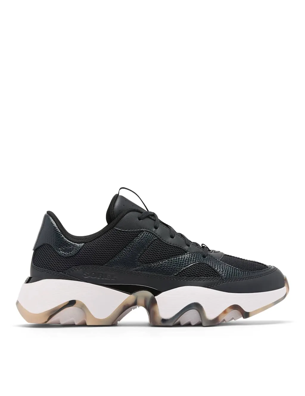 Kinetic™ Array Leather Platform Trainers Black Mix female - Sorel - FashionsVida