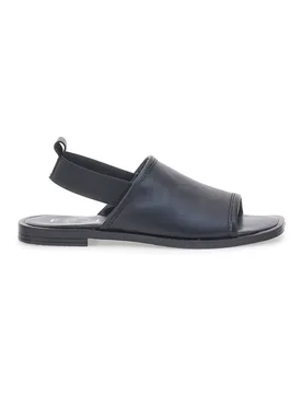 Sandali Neri con Elastico Posteriore In Vera Pelle 19515 38 - PITTARELLO FOCUS - FashionsVida