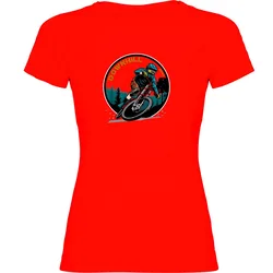 Maglietta A Maniche Corte Downhill Rider Red
