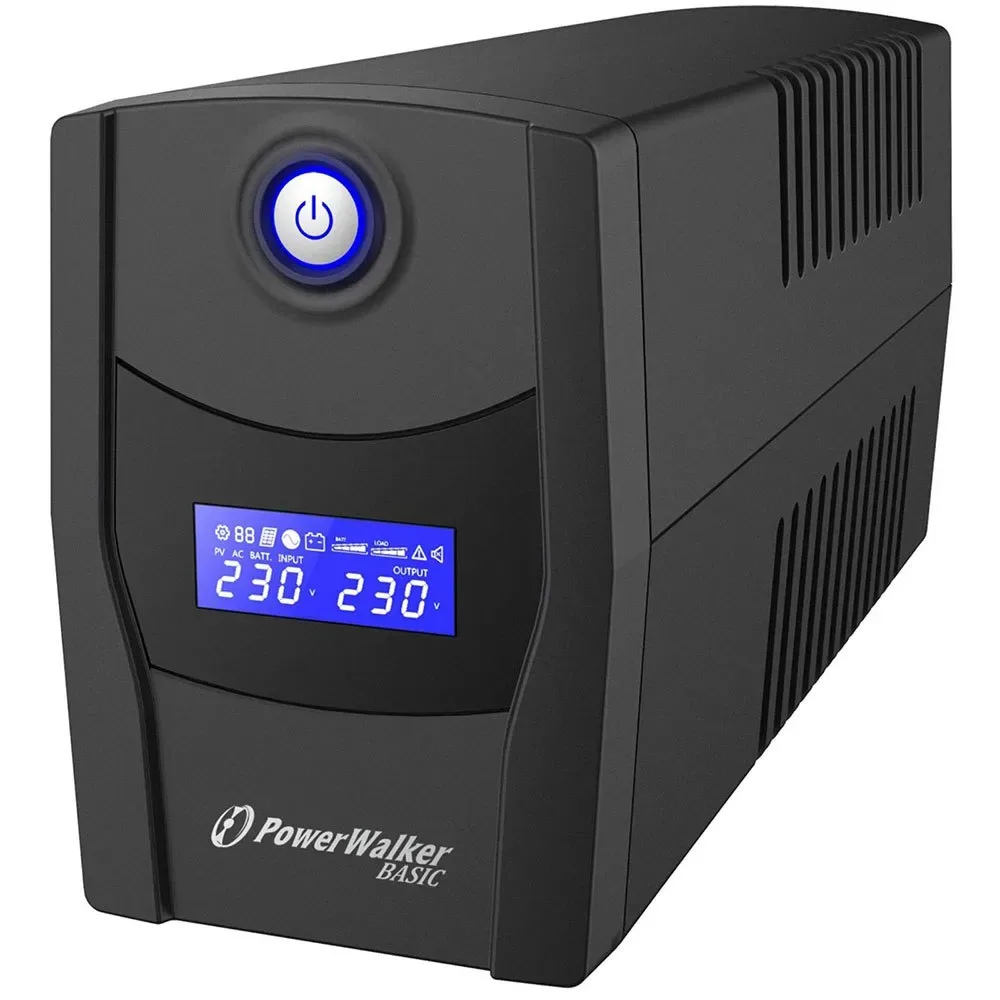 Ups Powerwalker Basic Vi 1000 Stl 600w Black One Size unisex - Bluewalker - FashionsVida