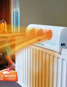 Heizkörperventilator "Heatboost Pro" von - Energiesparen dank effizienterem Heizen - Ab 2 Stück sparen! - Bergström - FashionsVida
