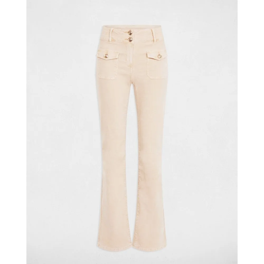 Pantalones rectos de mujer con bolsillos - Morgan - FashionsVida