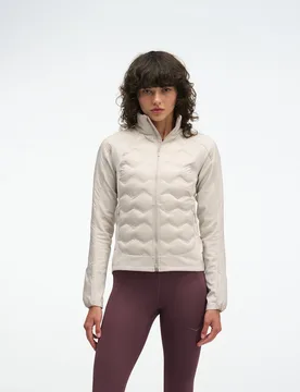 Women's SkyFill Insulated Jacket in River Rock Grey, Size Small - HOKA - FashionsVida