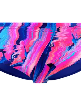 Printed 13.5cm Swimming Brief Brushy Glitch-Hope 34 Men - Speedo - FashionsVida