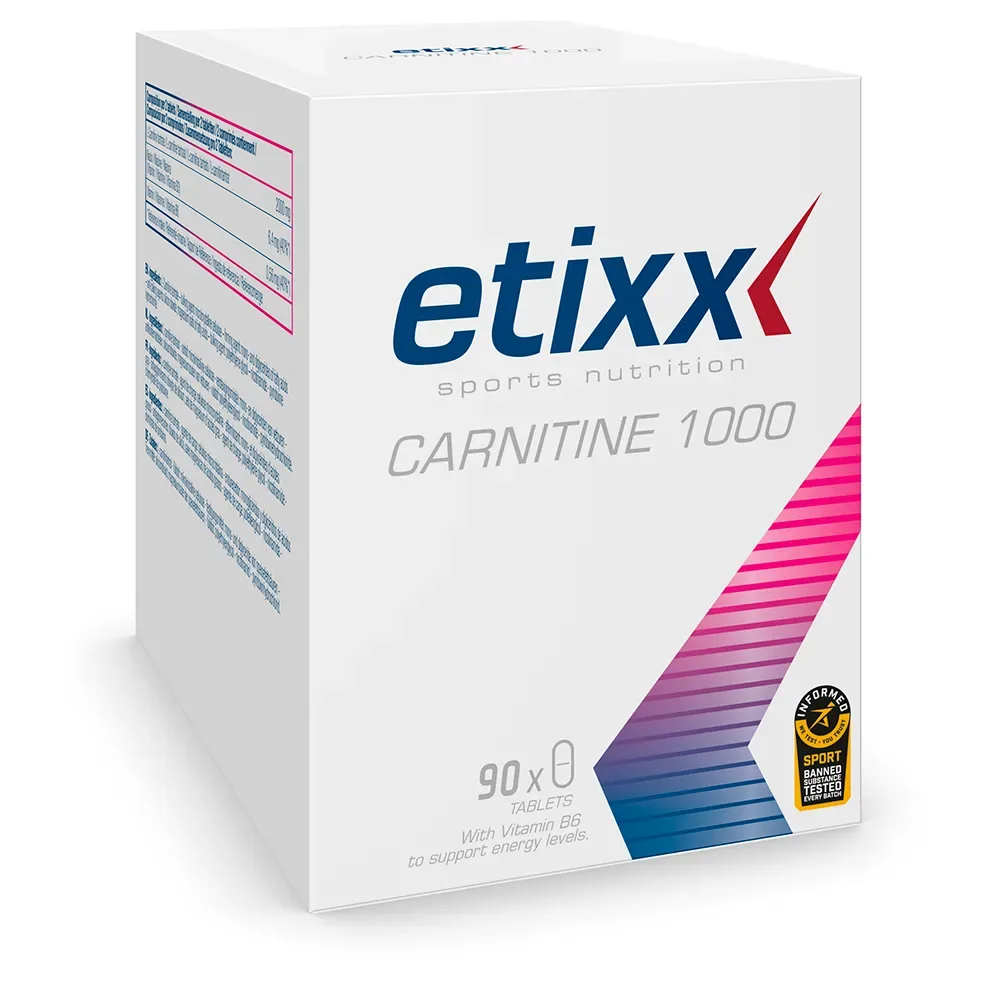 Comprimés Carnitine 1000 90 Unités - Etixx - FashionsVida