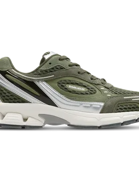 The Runner Uomo - Sneakers Olivo - Taglia 42.5 - Rete/Sintetico 42.5 - Banlieue - FashionsVida