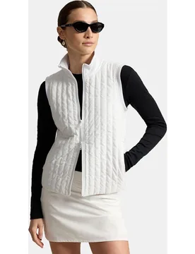 Chaleco de mujer acolchado con cremallera - Ralph Lauren - FashionsVida