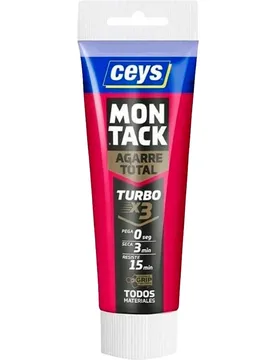 Adhesivo de montaje Montack Turbo Transparente Tubo 125 ml - Ceys - FashionsVida