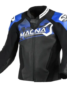 Giubbotto Moto Blitz Nero / Blu taglia 56 - Macna - FashionsVida
