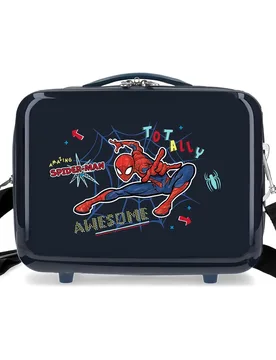 Neceser ABS Spiderman Totally awesome Adaptable Marino - Personajes - FashionsVida