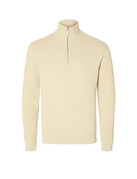 Troyer Pullover SLHDANE beige L - Selected - FashionsVida