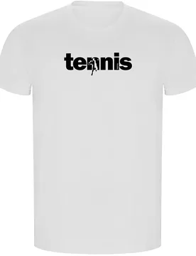 Word Tennis Eco Short Sleeve T-shirt White L - Kruskis - FashionsVida