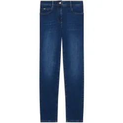 Pantalón vaquero de mujer de tiro alto en corte skinny