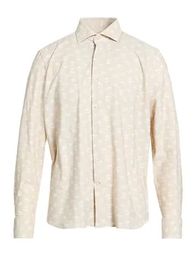 Hemd Herren Beige 42 Herren - Ghirardelli - FashionsVida