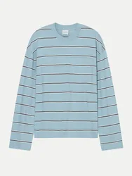 Relaxed-Fit Langarmshirt Blau L