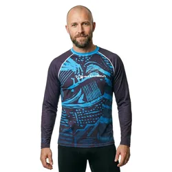 Series Uv Long Sleeve T-shirt Black / Blue L Men