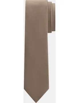 Caja de regalo de hombre con corbata de seda lisa y pañuelo con logo - Michael Kors - FashionsVida