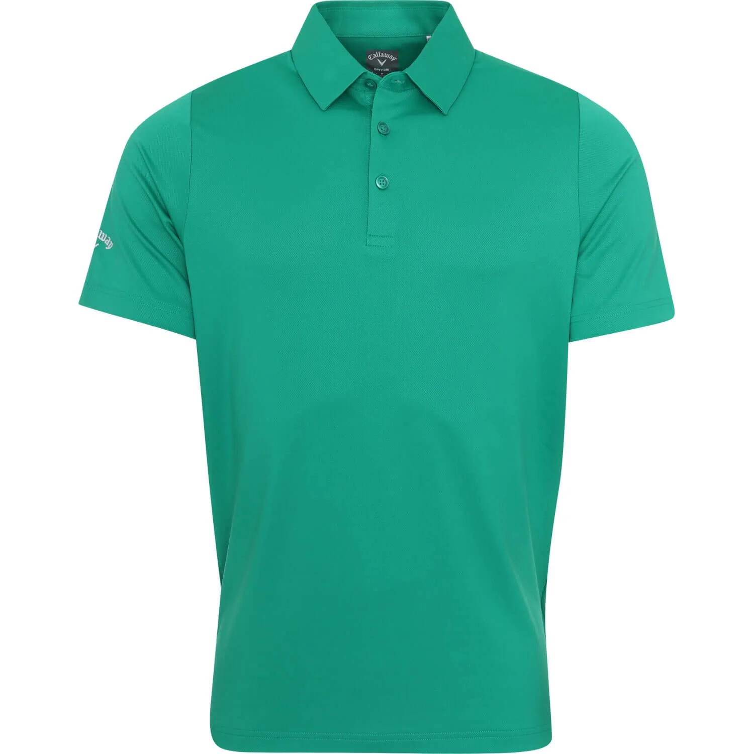 Polo Swing Tech Solid, kurzarm, gruen s - Callaway - FashionsVida
