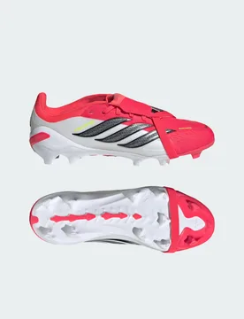 Scarpe da calcio PREDATOR ELITE Fold-Over Tongue Firm Ground 38 Lucid Red / Core Black / Cloud White - Adidas - FashionsVida