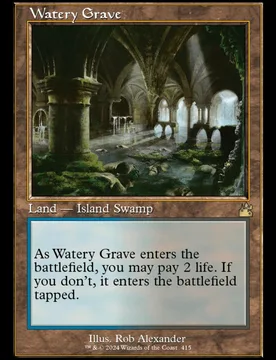 Watery Grave (Retro Frame) Ravnica Remastered - Magic: The Gathering - FashionsVida
