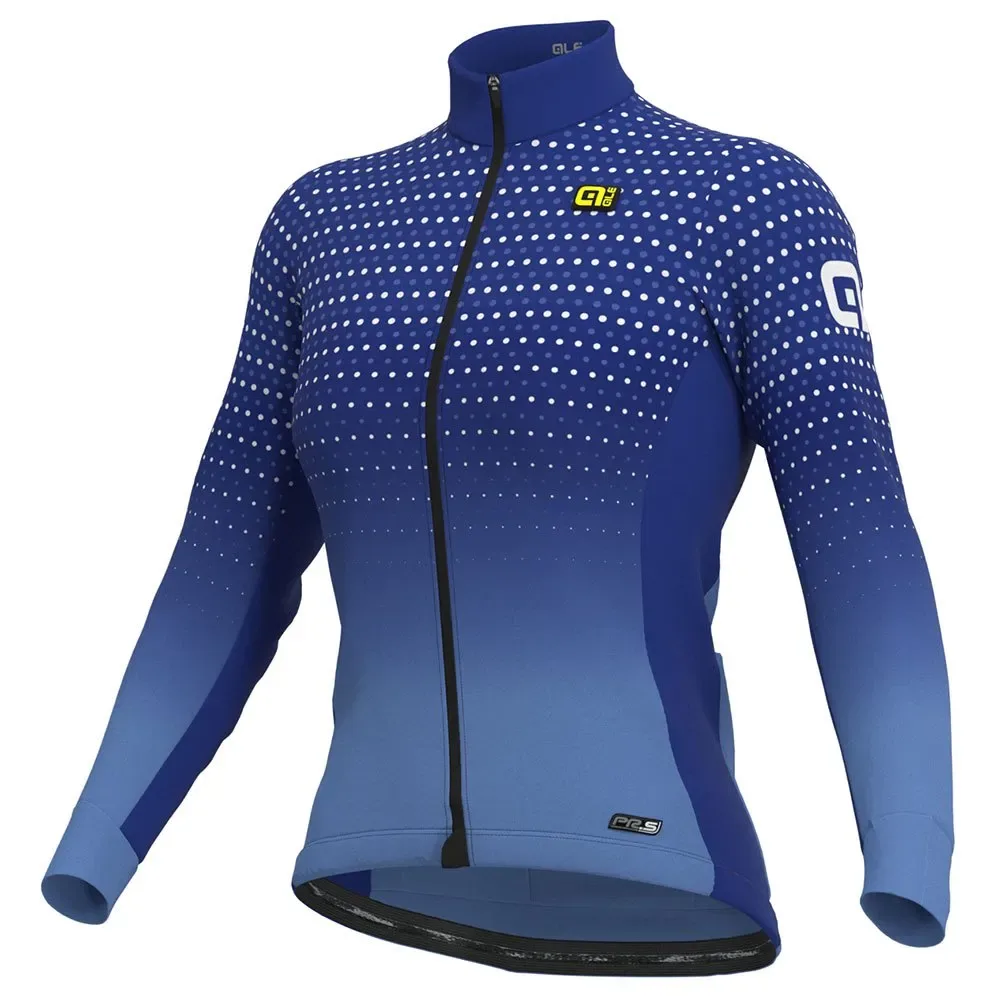 Maglia A Maniche Lunghe Pr-s Bullet Micro Blue - Ale - FashionsVida