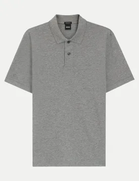 Boss Black Poloshirt Pallas Grau M - BOSS - FashionsVida