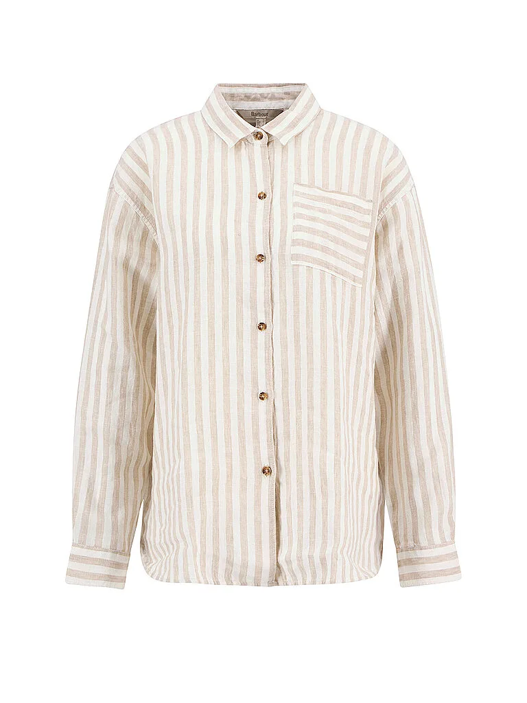 Blusa de lino ANNIE beige 38 - Barbour - FashionsVida