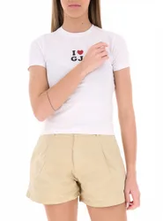 T-shirt girocollo PANNA S