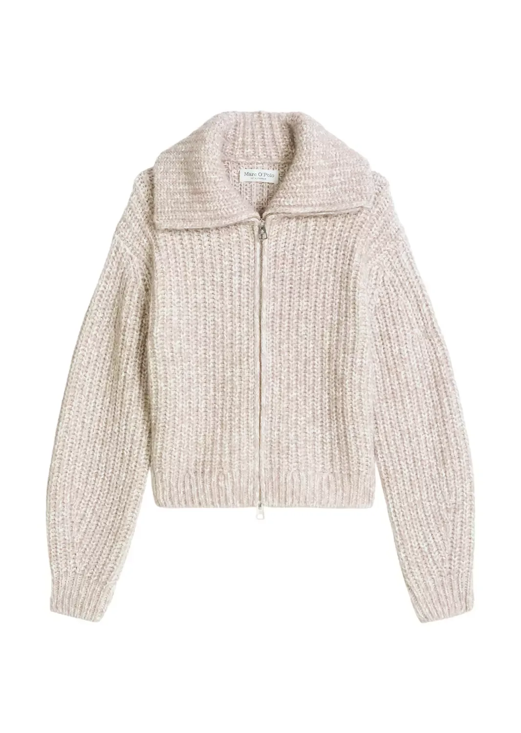 Cardigan, LL, tand-Up Collar, Zip female - S - FashionsVida