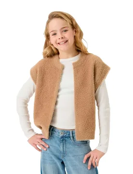 Cardigan T26252 Camel Gold 10-11 Anni - Garcia - FashionsVida