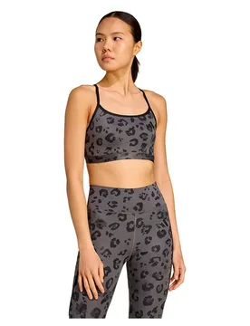 Soutien-gorge De Sport à Faible Impact Powerreact Essentials Print Grey Five / Print XS - Adidas - FashionsVida