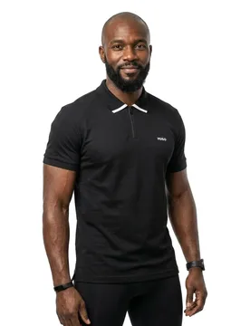 Hugo Polo A Maniche Corte Dalomino 10257070 Black L - Hugo Boss - FashionsVida