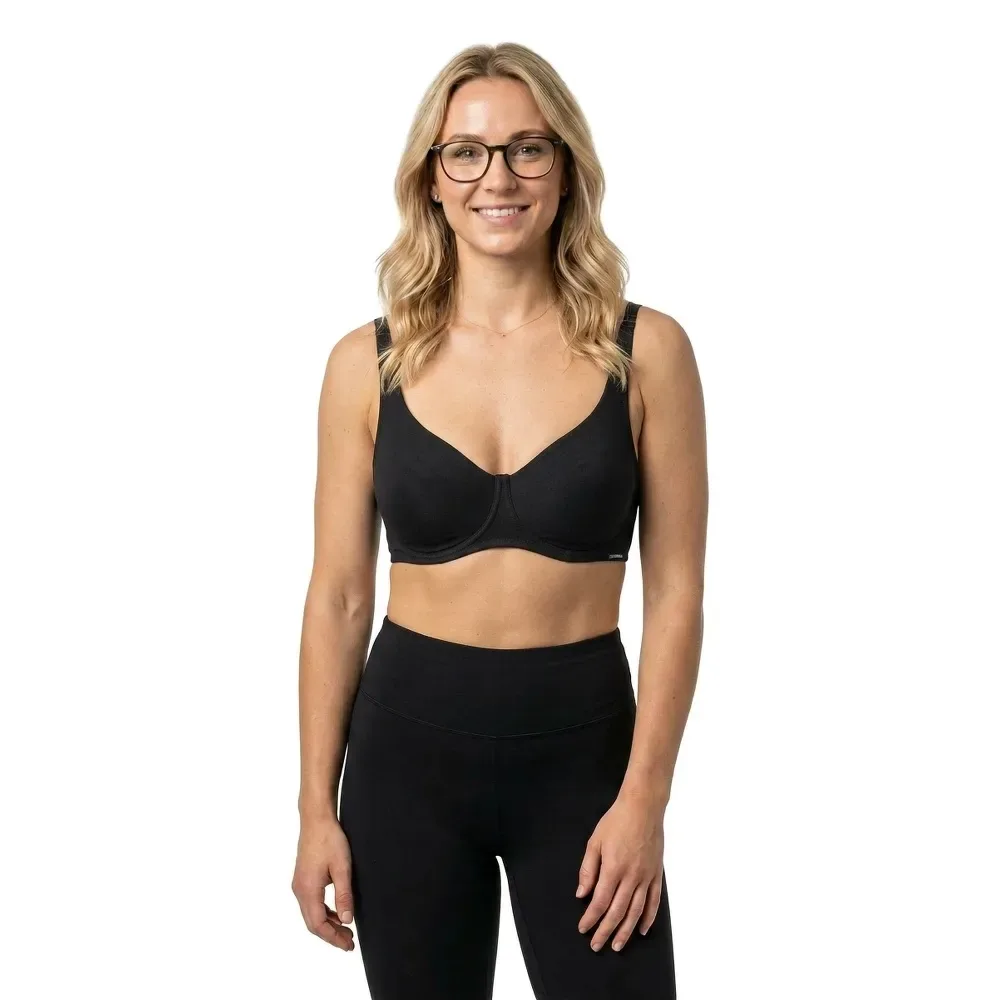 Cotonella Reggiseno Add2 Black 105 - Cotonella - FashionsVida