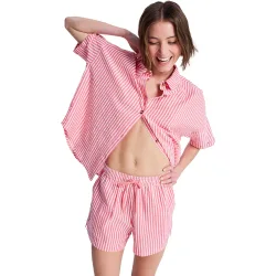 Pantalón corto de mujer Lekeitio Break High Stripe