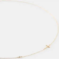 Collar Cruz de oro y diamantes