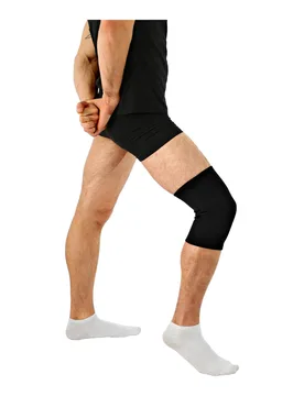 Kniebandage mit Elasthan schwarz S - Antar - FashionsVida