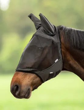 Fliegenmaske FLY GUARD II schwarz XWB - Busse - FashionsVida
