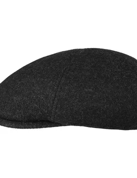 Uni Fleece Flat Cap by - anthracite - Female - Size: M (57-58 cm) - Lipodo - FashionsVida