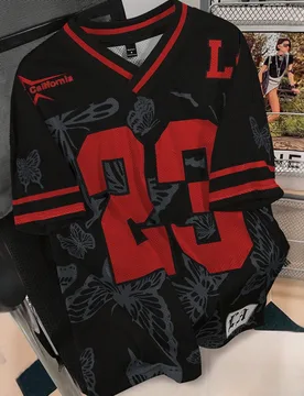 Camiseta de jersey de calle de verano negra para hombres, Camiseta de baloncesto de malla oversize para escapada urbana, Top de hip-hop de alta calle - Shein - FashionsVida