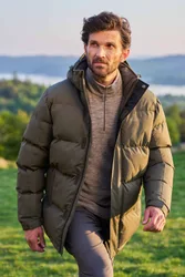 Snow Mens Padded Jacket - Green - Green - Size: XS