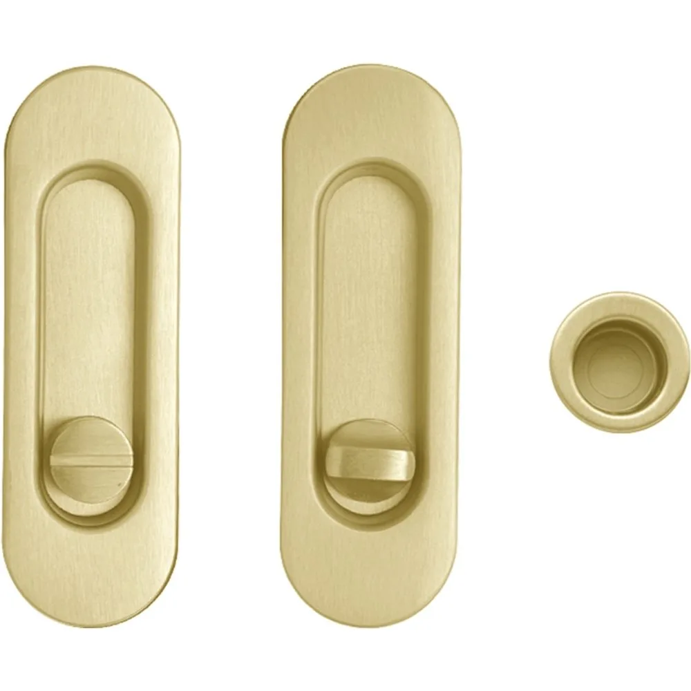 Kit Puertas Correderas Embutir Ovalado 125 x 21 mm - 160 x 65mm - JANDEL - FashionsVida