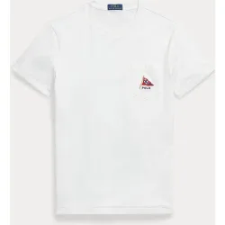 Camiseta de hombre de algodón con bolsillo Polo Bear