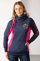 Muston Womens Cross Neck Hoody - - Size: 10