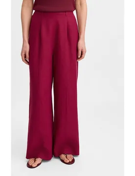 Pantalón de mujer lino pinzas - Simorra - FashionsVida