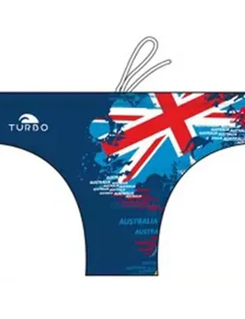 Shark Australia 2015 Waterpolo Swimming Brief Navy 5XL Men - TURBO - FashionsVida