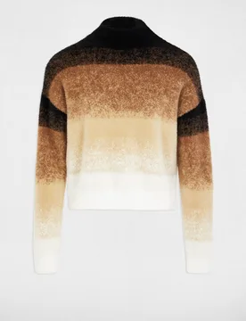 Jersey de mujer con cuello alto - Morgan - FashionsVida